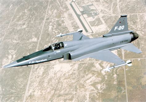 F-20 Fighter Jet in flight